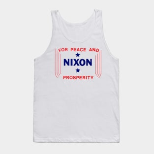 1972 Nixon for Peace and Prosperity Tank Top